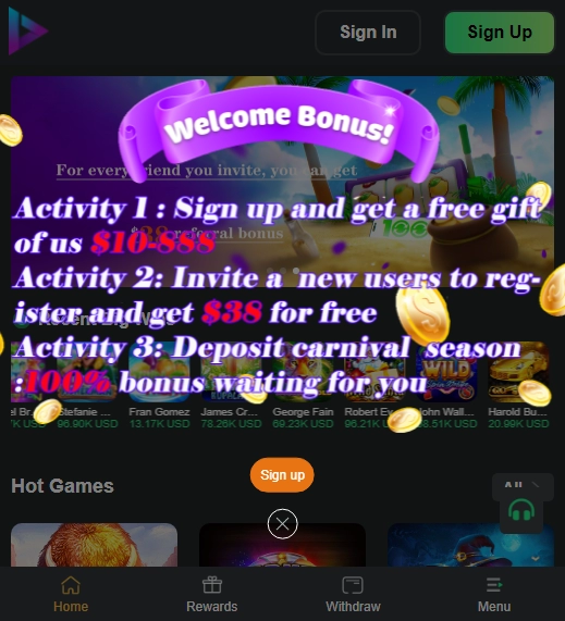 Lucky Haven Casino Mobile screenshot